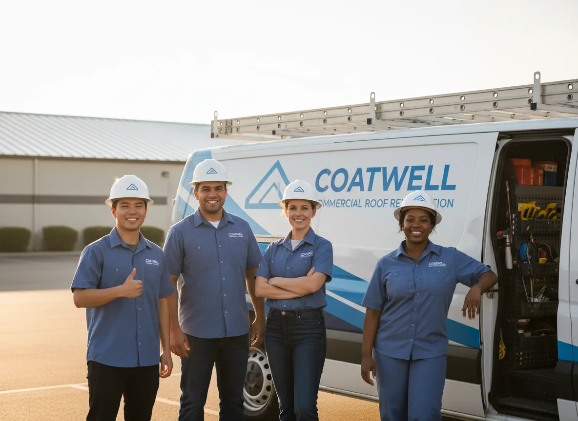 Commercial roof coating company in Lane, SD